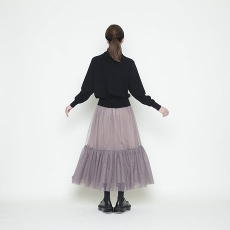 THOMAS MAGPIE　tulle　tiered　skirt　2204613