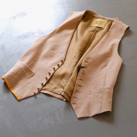 THOMAS MAGPIE　linen vest【2232207】