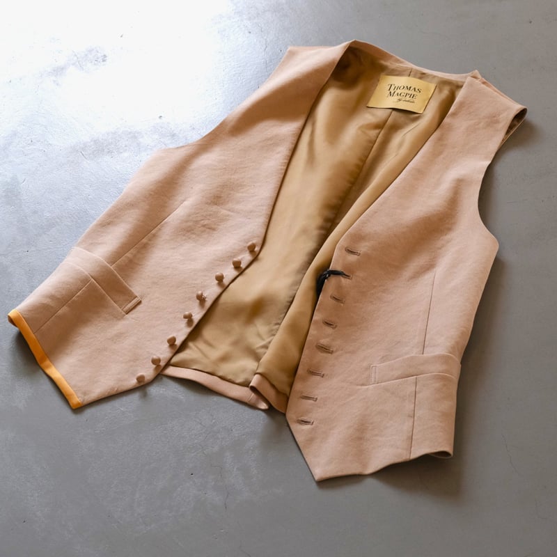 THOMAS MAGPIE linen vest【2232207】 | geep