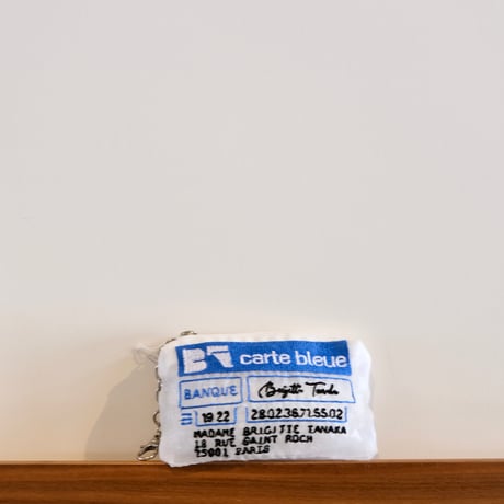 Brigitte Tanaka   Sac carte blue white