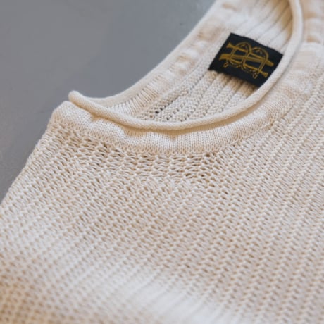 BATONER　　Men THE SUMMER KNIT T-SHIRT 　 BN-22SM-051