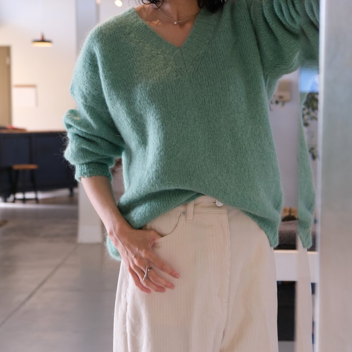 LES TRICOTSD'O レトリコドール Mohair Cardigan | geep LES TRICOTSD'O レトリコドール Mohair Cardigan | geep