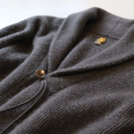 BATONER　Men CASHMERE-FOX SHOWL COLOR CARDIGAN 　BN-22FM-045