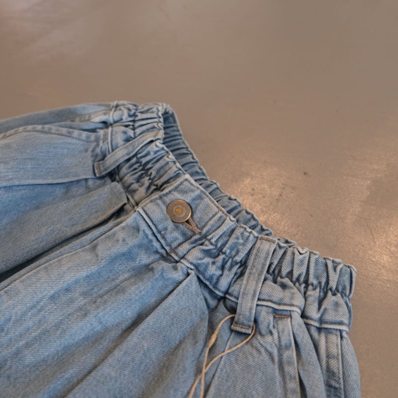 HARVESTY DENIM CIRCUS PANTS デニムサーカスパンツ ライトブルー