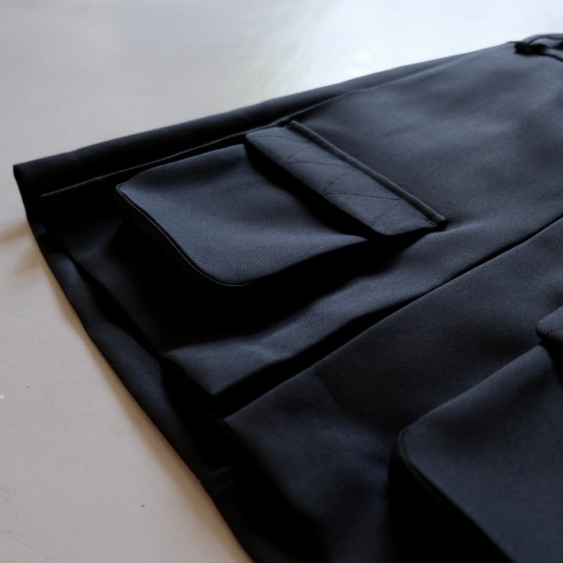 THOMAS MAGPIEストレッチパンツ THOMAS MAGPIE ラインパンツ -ブラック | grasol Na