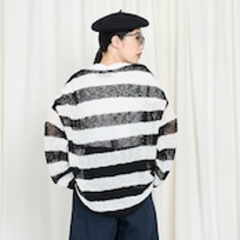THOMAS MAGPIE Border knit 2253708 | geep