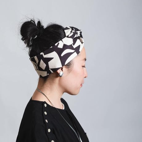 YARN&COPPER  Linen 'Athens'    ヘッドスカーフ/ミニスカーフ