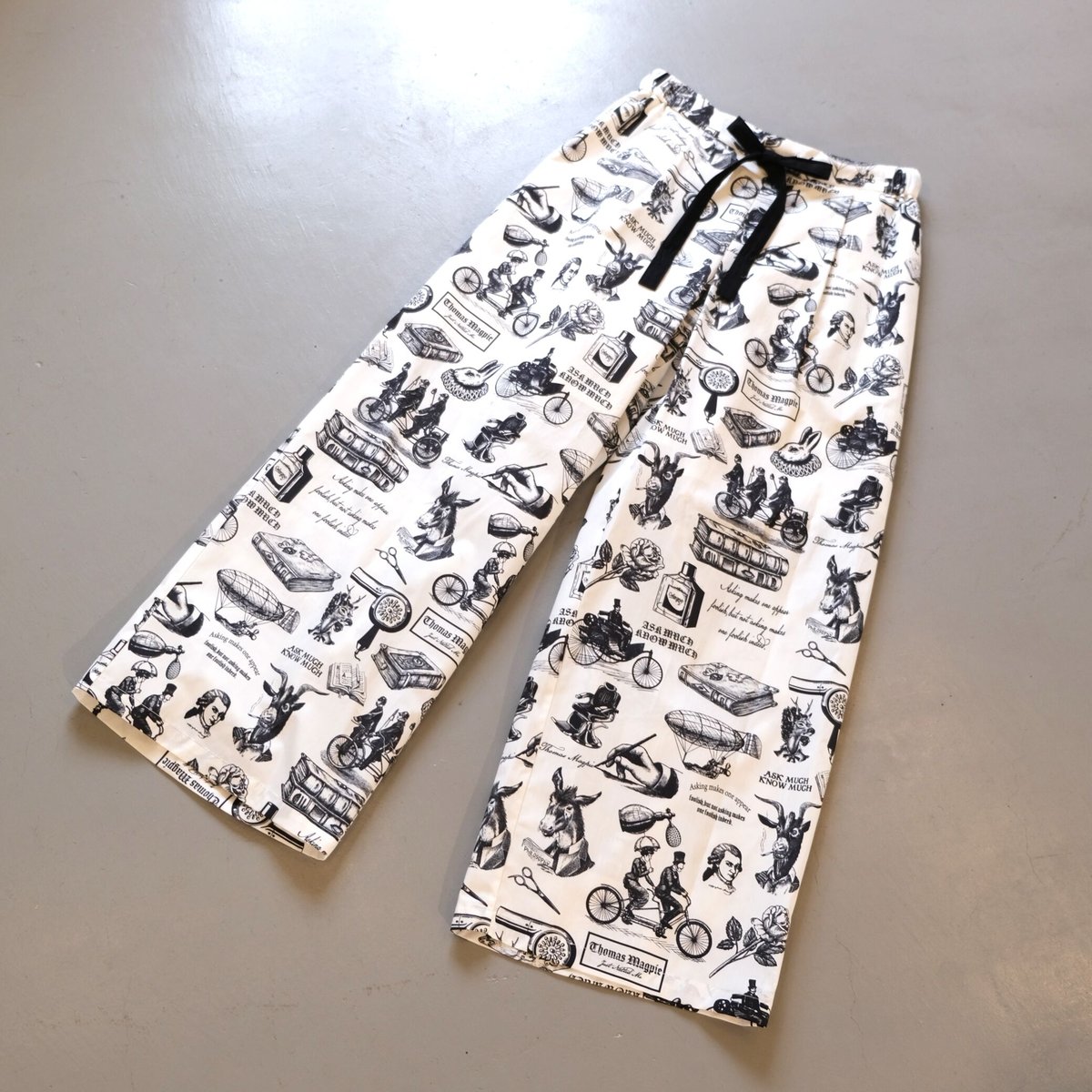 トーマスマグパイ ストライプ ワイドパンツ 36 Amazon | トーマスマグパイ THOMAS MAGPIE stripe pants ワイド