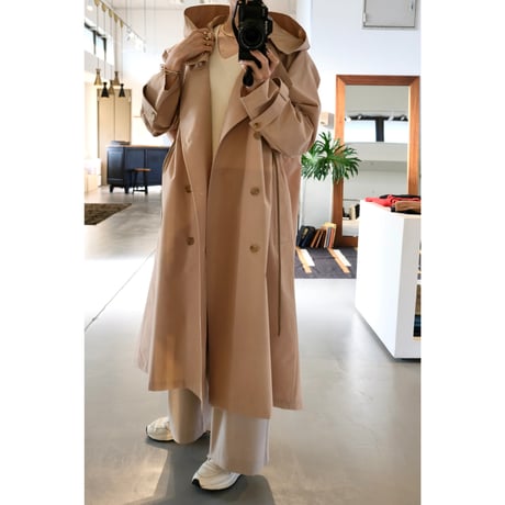 VACHEMENT  Taffeta Trench Coat