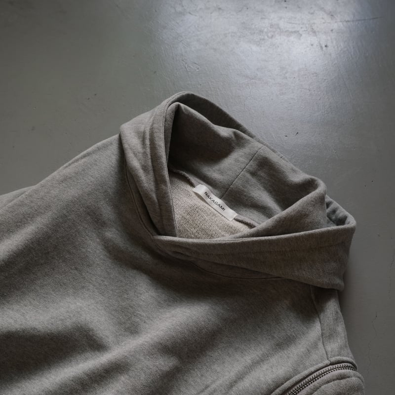 NAKAGAMI ナカガミ 2WAYデザインパーカー M0121A0037 GRAY | geep