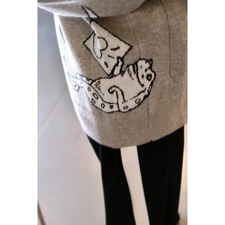 THOMAS MAGPIE　 ”Animal” W Jacquard Knit　2254751