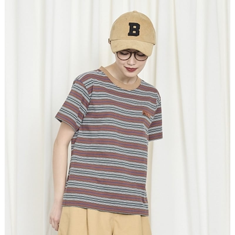THOMAS MAGPIE トーマスマグパイ ストライプ シャツ ブルー 38 THOMAS MAGPIE Multi striped top 2253803 | geep