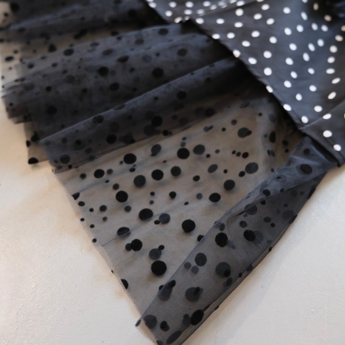 Thomas magpie randomdot on dot skirt (2way) 2