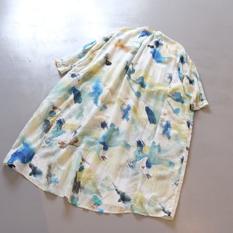 suzuki takayuki × Coci la elle   feather dress  / sable　　B231-03