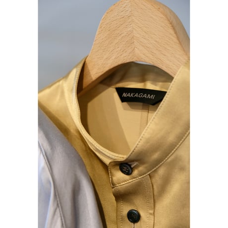 NAKAGAMI サテンビックシャツ （unisex）