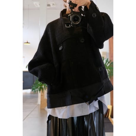 NAKAGAMI シャギーミリタリージャケット  unisex