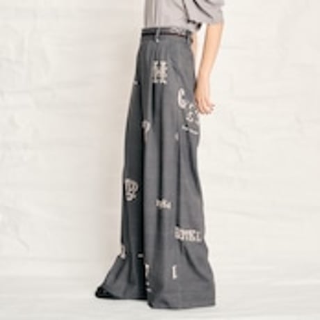 Thomas Magpie  C/Linen PRINT pants 2252313