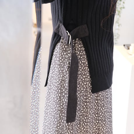 Munich 　SIDE BELT RIBKNIT