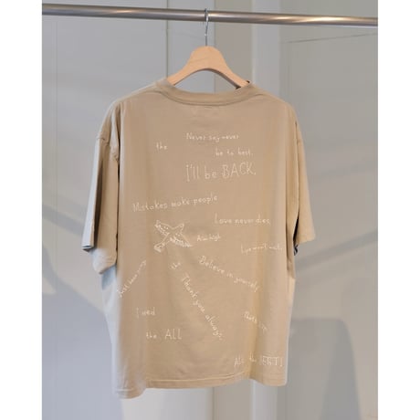 remi relief     SP加⼯25/天竺T(刺繍：総柄)