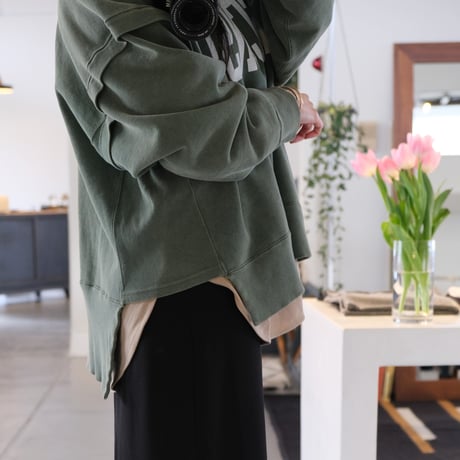 R JUBILEE 　 PRINT SWEAT　GREEN