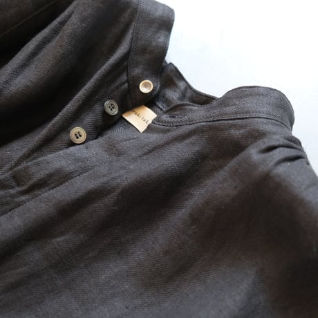 suzuki takayuki　peasant dress　khaki/black　A221-15