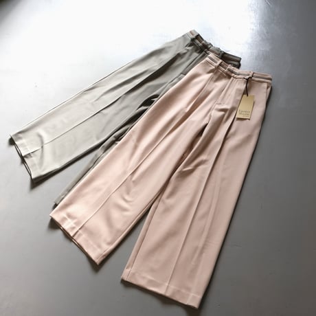 TOMAS MAGPIE　 WIDE TUCK PANTS