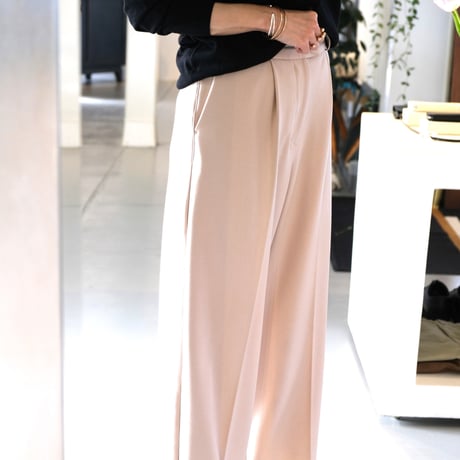 TOMAS MAGPIE　 WIDE TUCK PANTS