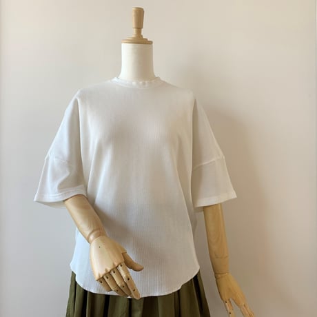 HARVESTY   WAFFLE BIG T-SH（ワッフルビッグTシャツ） WHITE　A51904