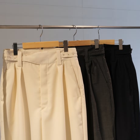BATONER　Women SUMMER MOHAIR GURKHA PANT 　BN-24SL-011