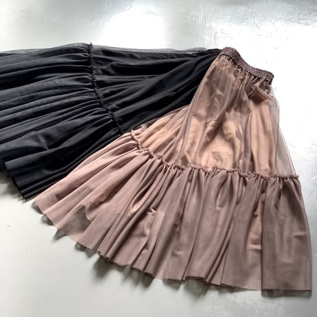 THOMAS MAGPIE　tulle　tiered　skirt　2204613