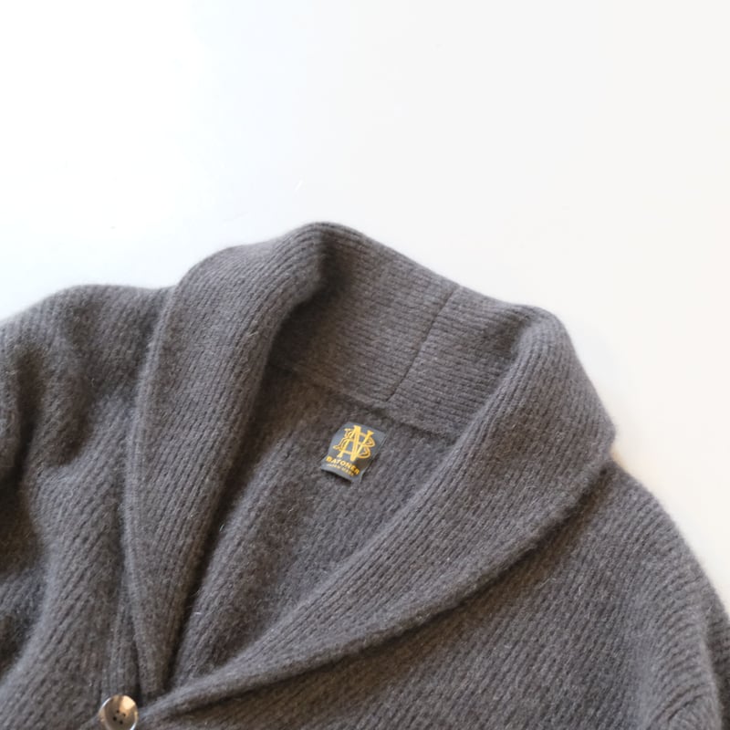 BATONER Men CASHMERE-FOX SHOWL COLOR CARDIGAN BATONER Men CASHMERE-FOX SHOWL COLOR CARDIGAN
