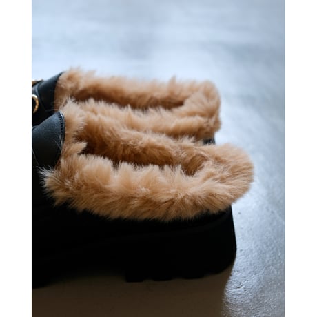 NUEF ヌーブ  NFF-0302  FUR SLIPON