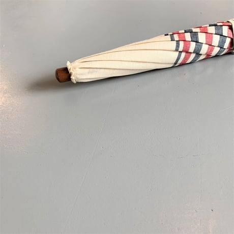 bonbonstore　トリコロールボーダー日傘 　40cmショートタイプ