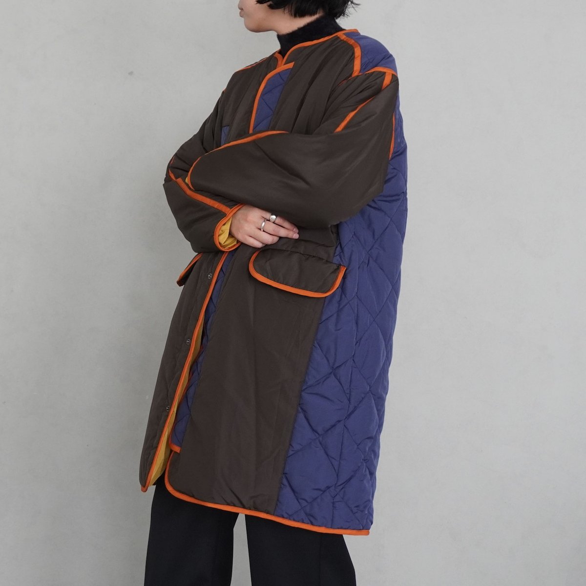 Thomas magpie quilted coat (reversible) | geep