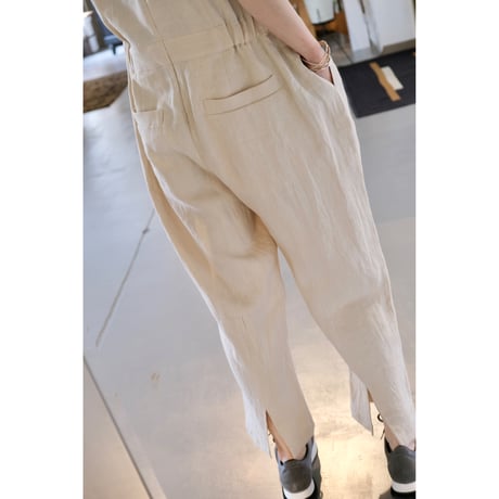 SINME  Vネックオールインワン  SS16-12  キナリ