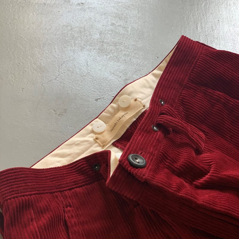 Takako.S.　リバティパンツ２種 suzuki takayuki wide legged pants (限定品） B212-02