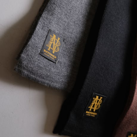 BATONER　 WOOL SMOOTH STOLE 　BN-21FI-003