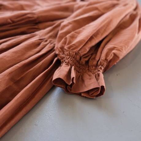 THOMAS MAGPIE　silk one-piece【2222405】  BROWN
