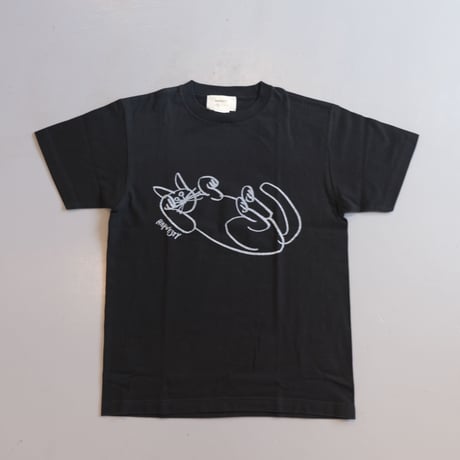 HARVESTY   PRINTED T-SH【CAT】 プリントTee CAT   A52105
