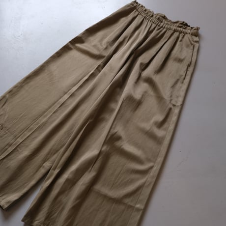 suzuki  takayuki   　 gathered pants I 　    khaki