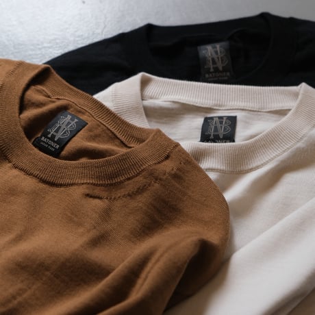 BATONER　Unisex SUPERIOR MERINO CREW NECK　BN-21FU-003