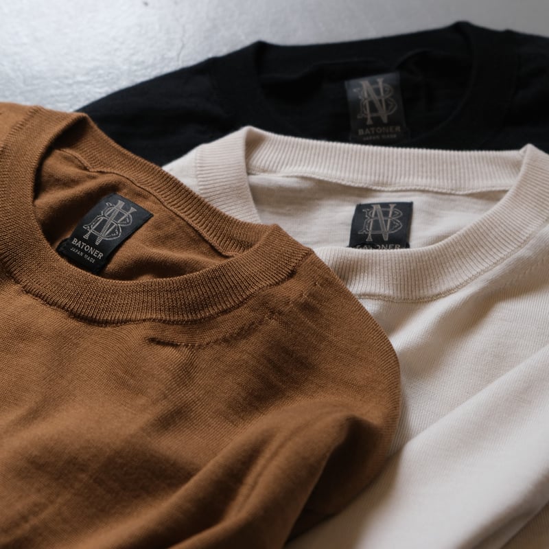 BATONER Unisex SUPERIOR MERINO CREW NECK BN-21F