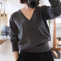 SINME   SS17-10 Ｖネックニット