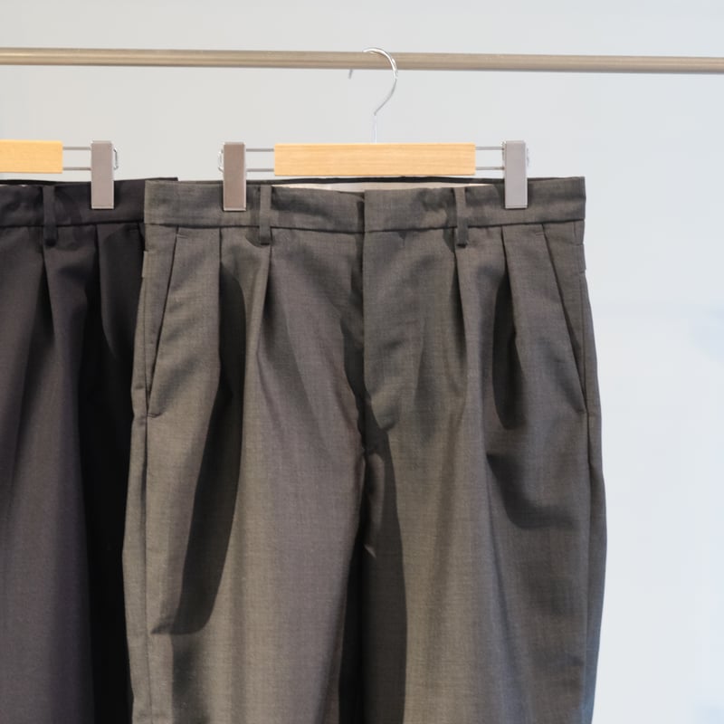 BATONER Men SUMMER MOHAIR 2TUCK PANTS BN-24SM-0