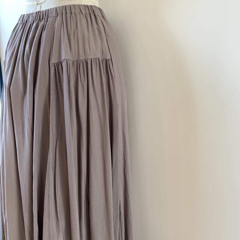 suzuki takayuki long skirt gray A211-22 |