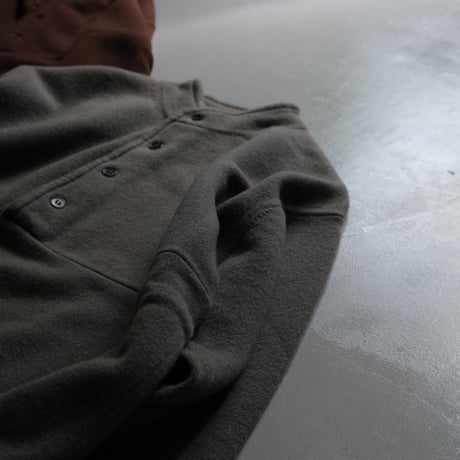 BATONER　Men FLEECE WOOL HENRY　PULLOVER　BN-21FM-038