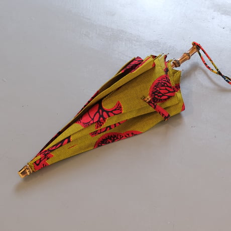 bonbonstore　アフリカンバティック 日傘　 BON-23001B-8