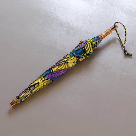 bonbonstore　アフリカンバティック 日傘　 BON-23001B-4