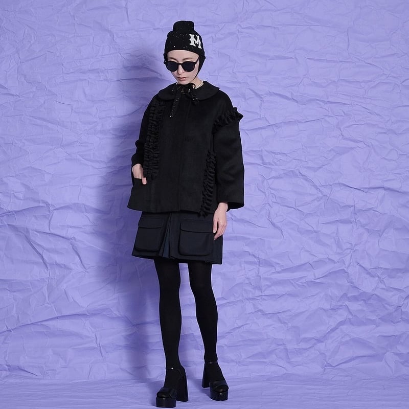 Thomas magpie melton short coat | geep