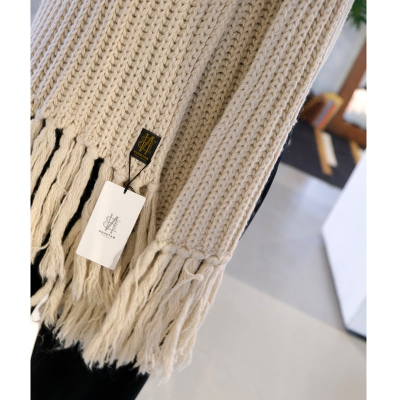 BATONER FRINGE MUFFLER LONG | geep